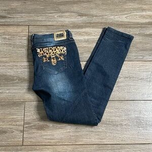 Sweet Look Premium 9 Animal Print Jeans